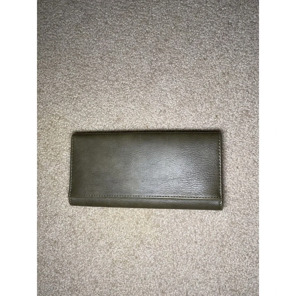 Universal Thread Olive Green Slim Tri-Fold Wallet